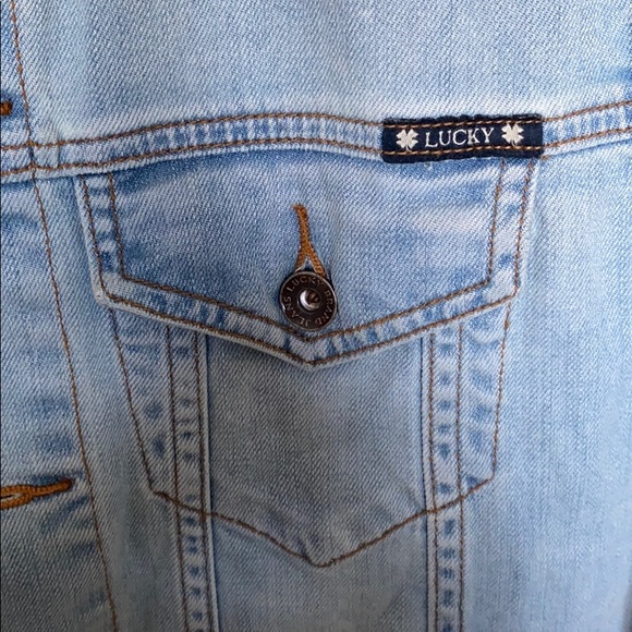 Lucky Brand Light Blue Denim Jacket - Picture 2 of 5